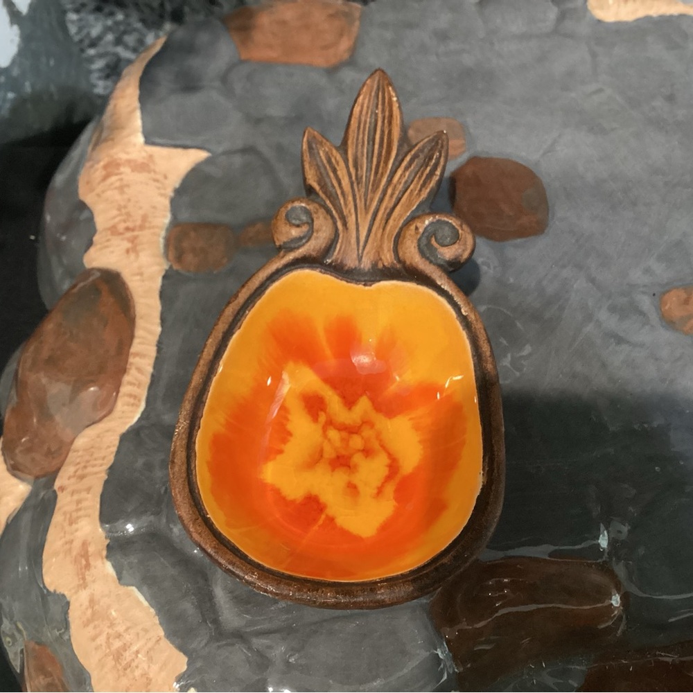 🟠 Vintage - 1962 Treasure Craft Ceramic - Compton Calif - Rare - Collectible